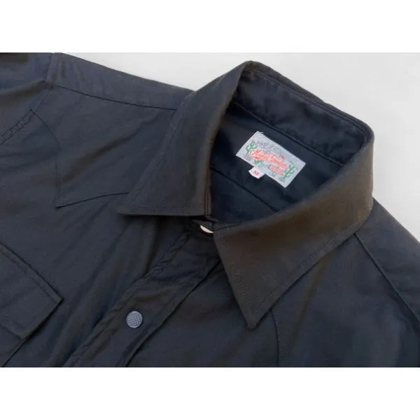 Dude Rancher Cotton Sateen - Black Casual Wear Pre Shrunk Cotton Blend
