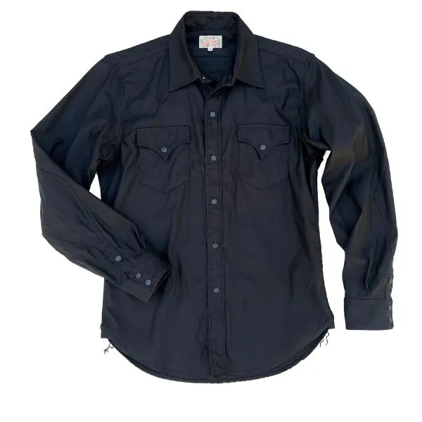 Dude Rancher Cotton Sateen - Black Wrinkle Resistant Material Stretch Fit Technology