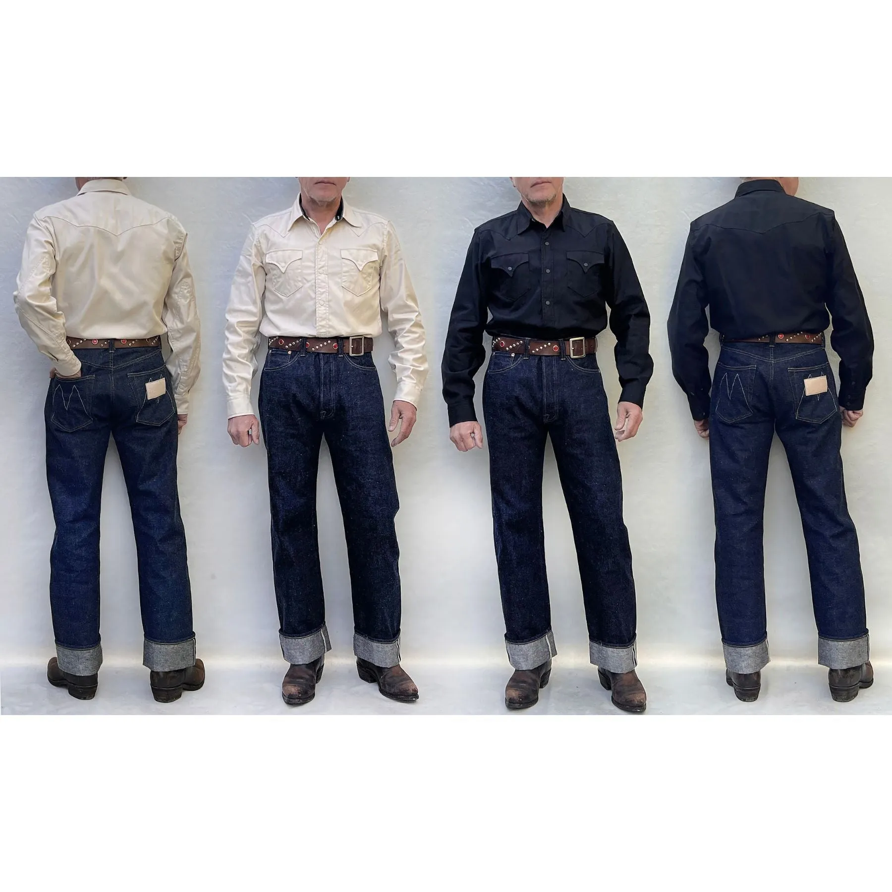 Dude Rancher Cotton Sateen - Black Bold colors
