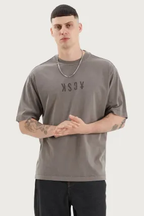 West Oversized Tee Pigment Iron Weighted Hem Design