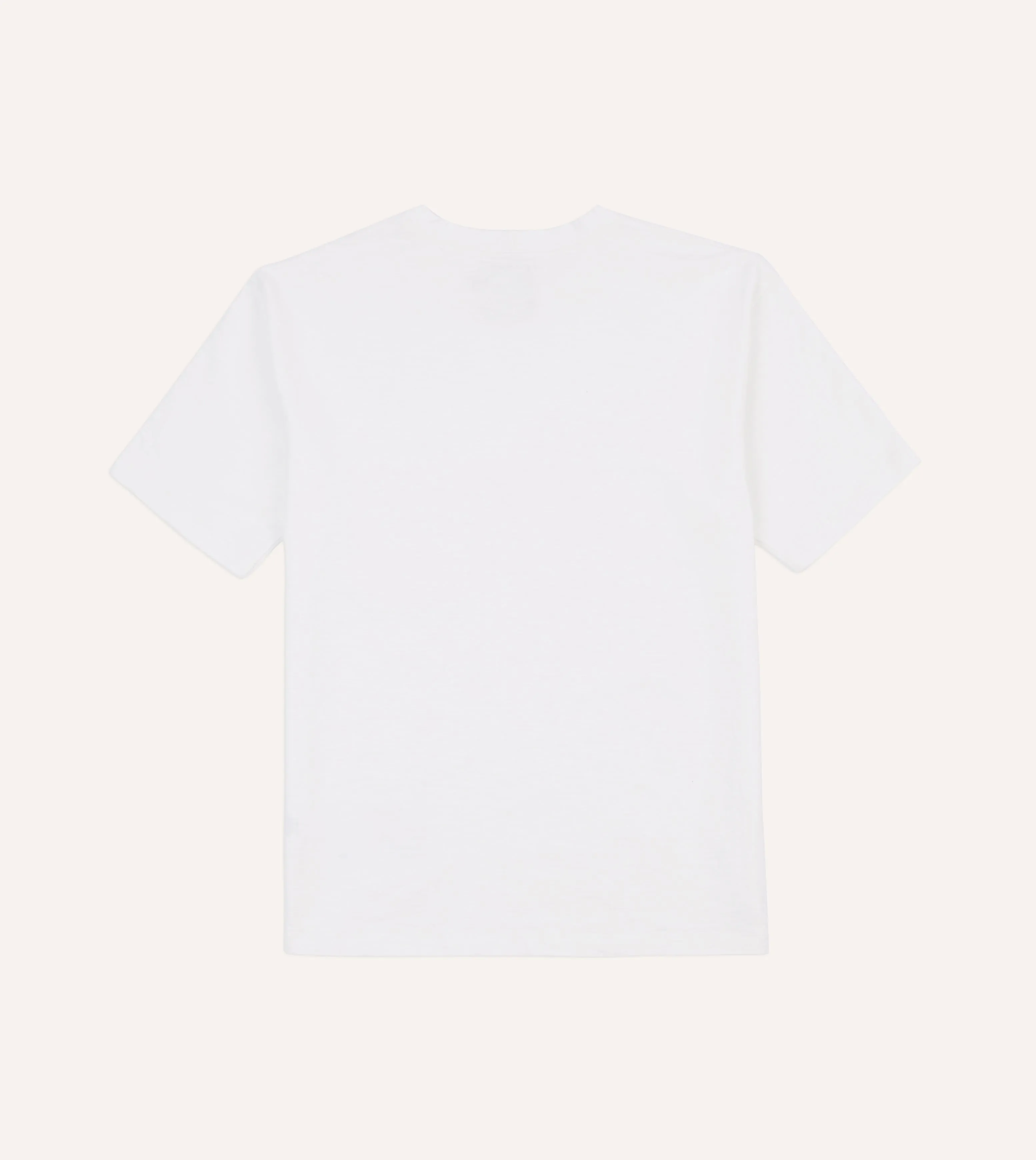 White Flam?? Cotton Crew Neck Hiking T-Shirt Tear Resistant Casual Layers