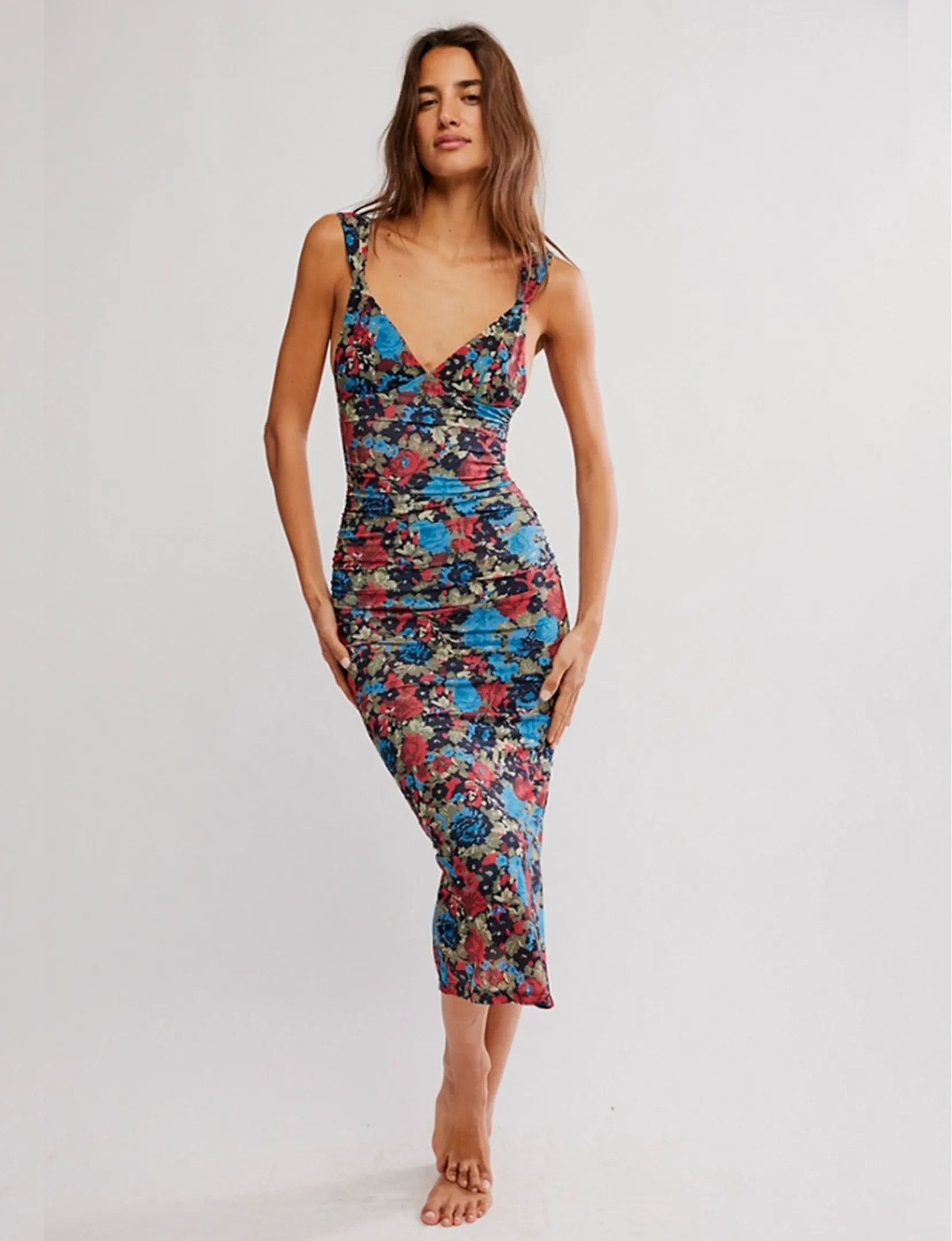 Long Live Printed Mesh Slip, Black/Combo Refined touch