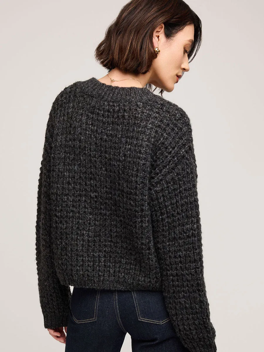 EasyCare Fabric Tear Resistant Weave WILLOW SWEATER - HEATHER OAT