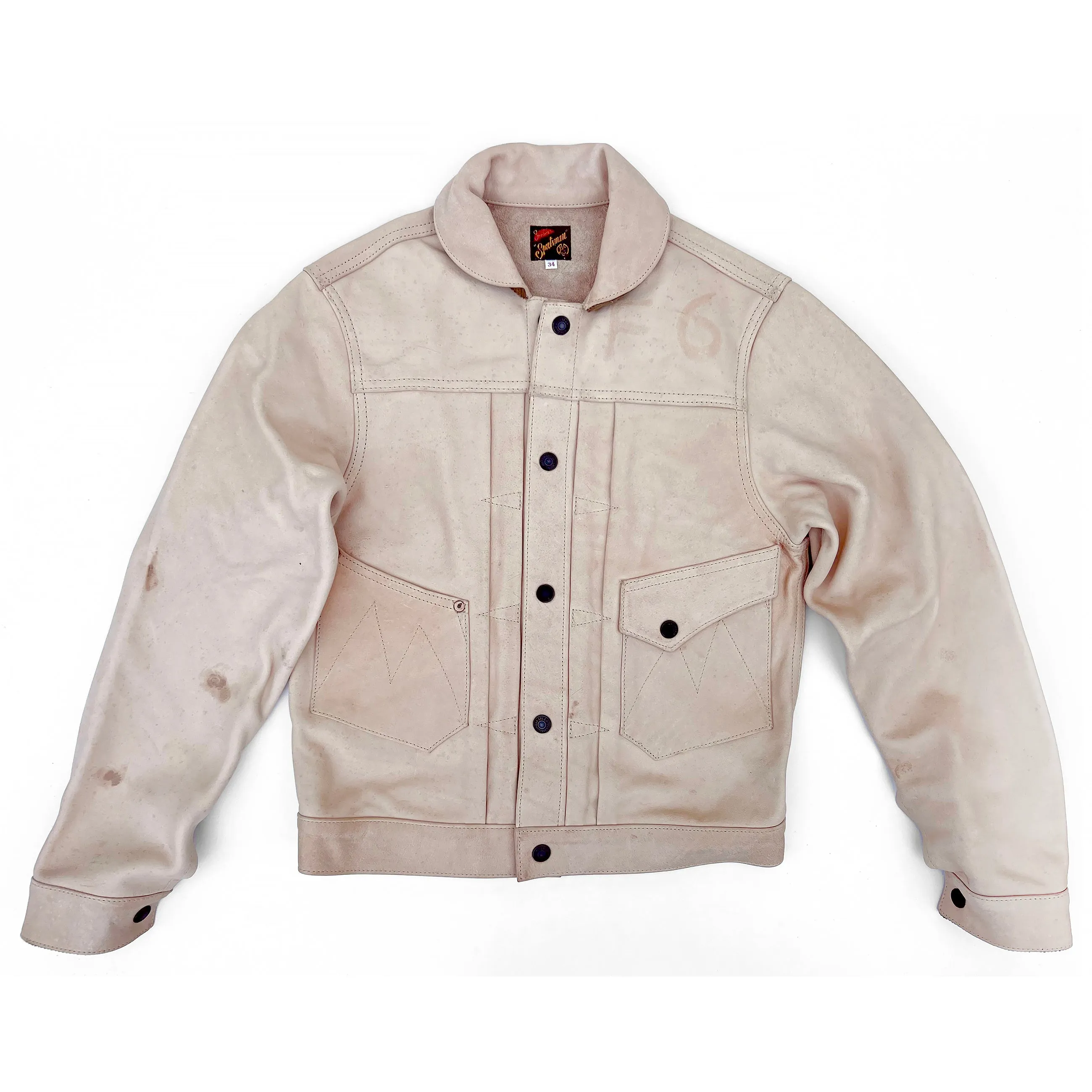 Light Protection Ranch Blouse "Randall" - Natural Veg-Tan Leather - B-Stock