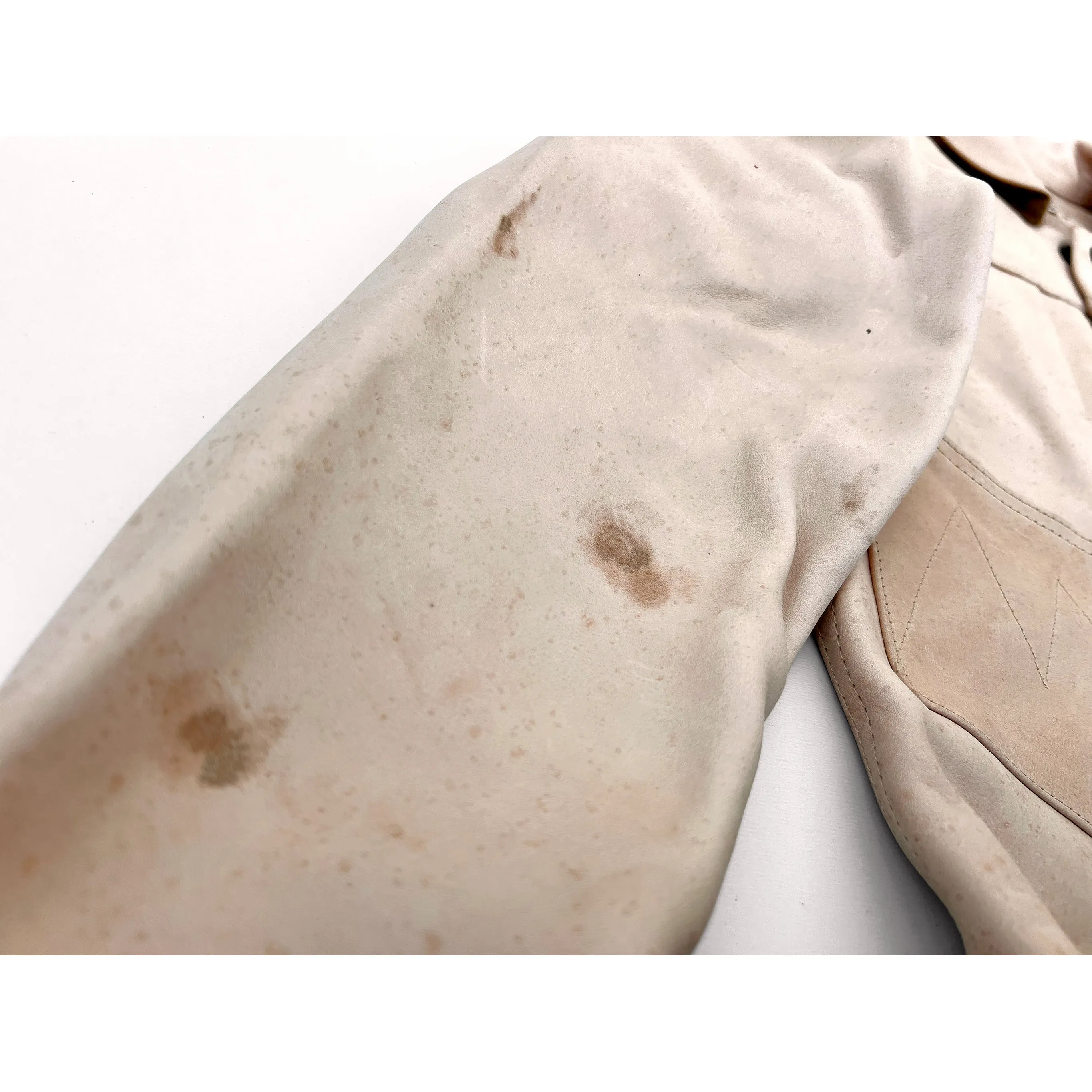 WindResistant Coating Casual Feel Ranch Blouse "Randall" - Natural Veg-Tan Leather - B-Stock
