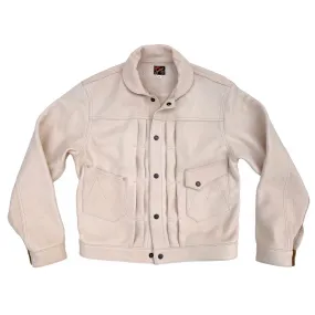 Durable Coating City Ready Style Ranch Blouse "Randall" - Natural Veg-Tan Leather - B-Stock