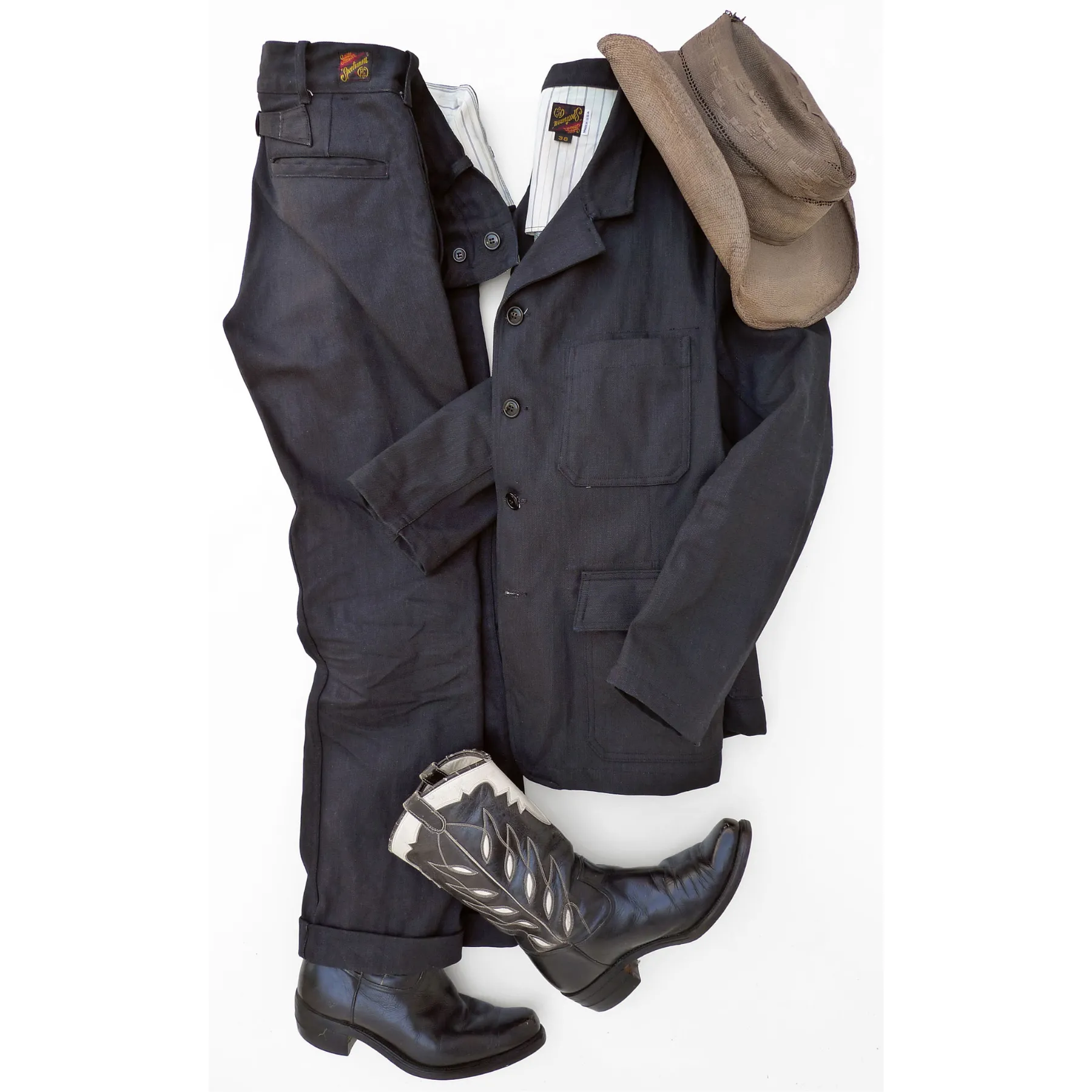 Office Wear Ergonomic Fit Continental Sportcoat - JC Black Denim