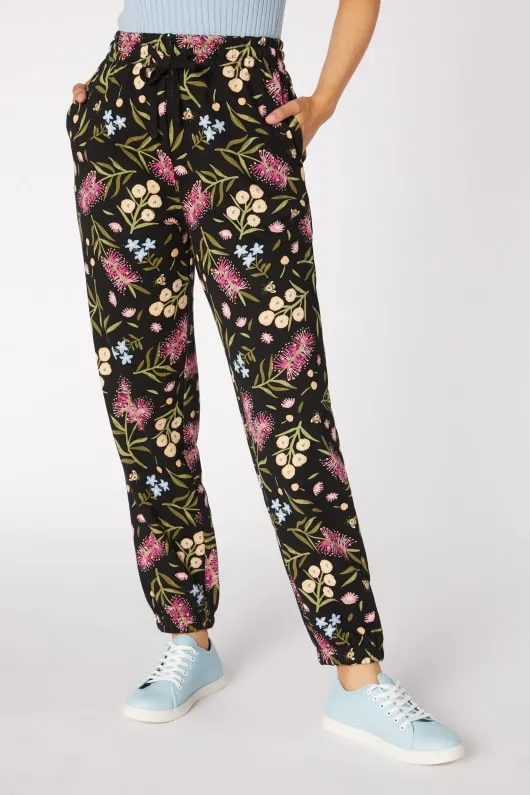 Bottlebrush Track Pant Belt loops Stretch Support Fit