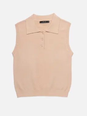 HighStrength Threadwork CASSIO KNIT TOP - BEIGE