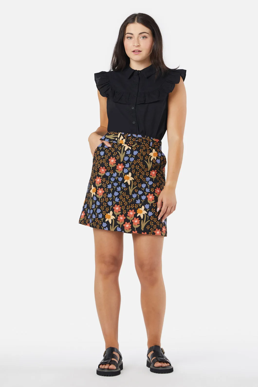 Timeless Comfort Wear Winona Flower Skirt