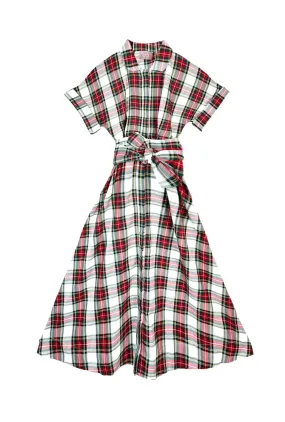 Tear-resistant The Donna Day Gown - Dress Stewart Plaid
