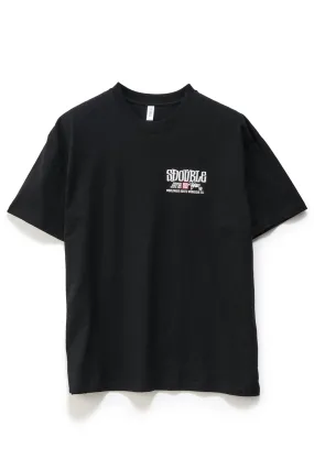 Workgear Short Sleeve Tee Black Temperature Control Technology ContrastPlacket