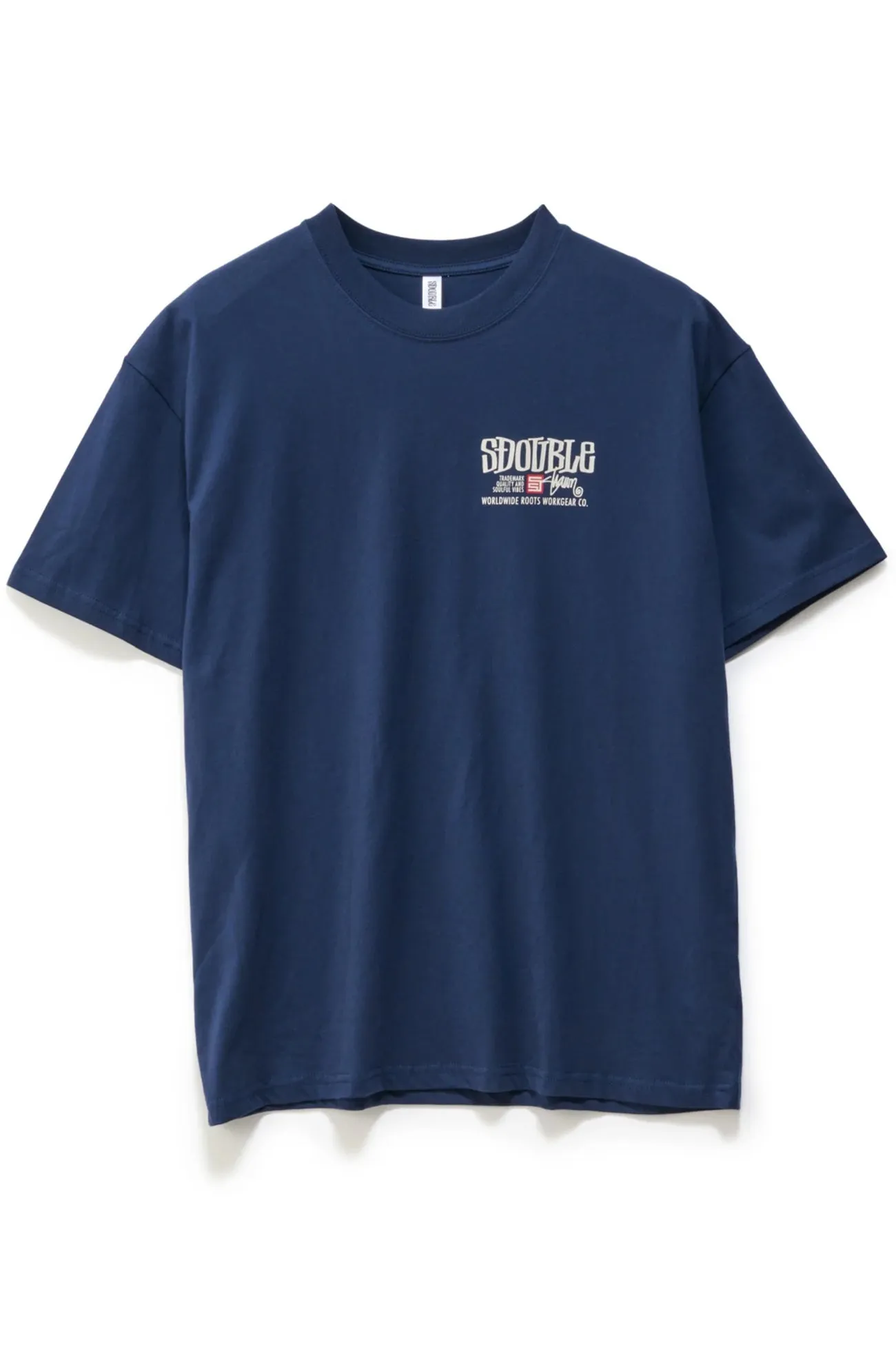 Workgear Short Sleeve Tee Navy BuiltInLayer Bamboo Derived Material