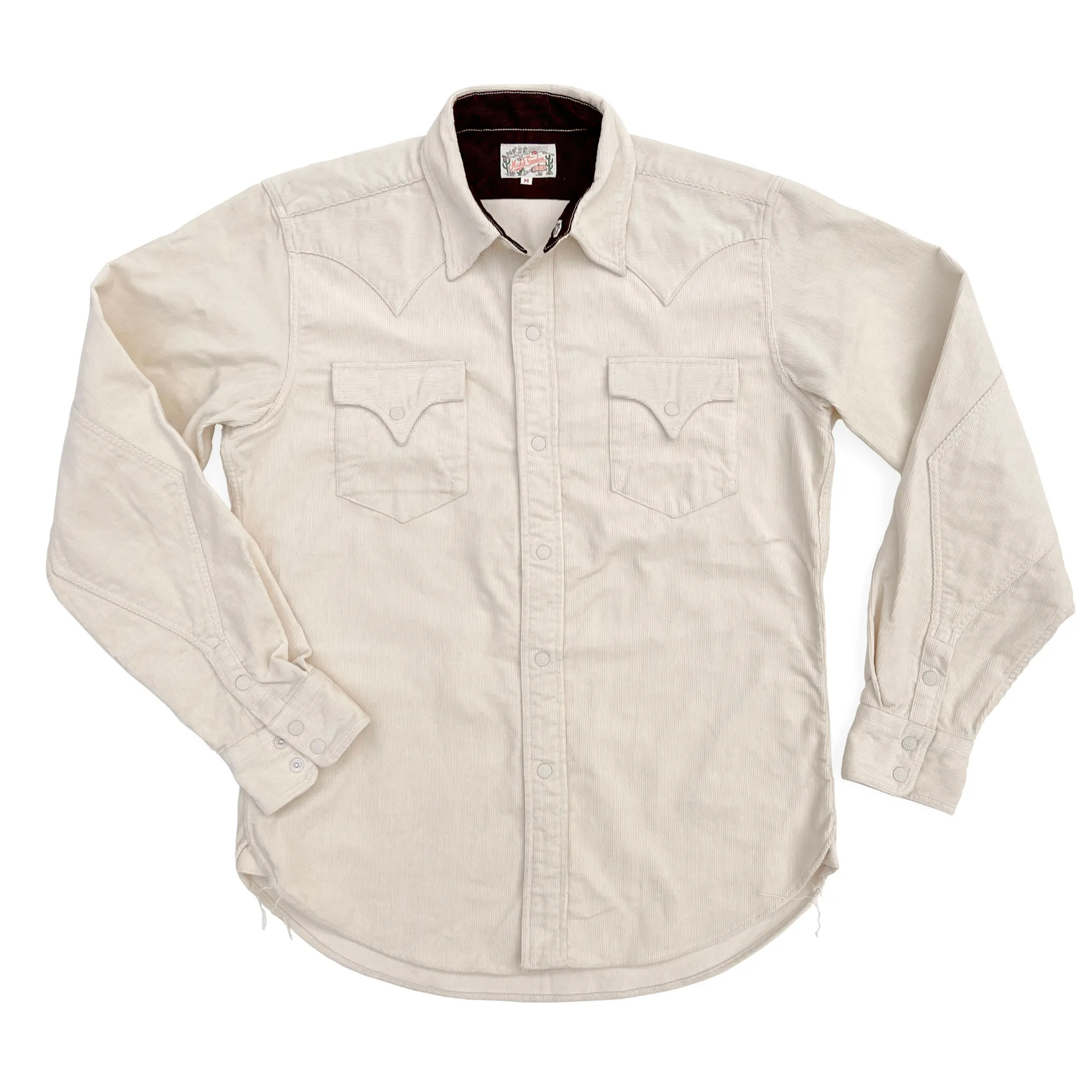 Anti Static Lining Dude Rancher Corduroy - Off-white
