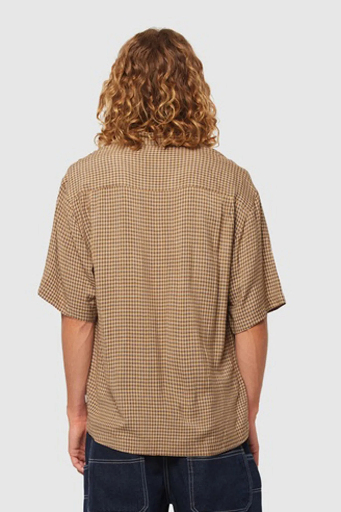 Merbau Check Bowler Biscuit EcoFriendlyMaterial