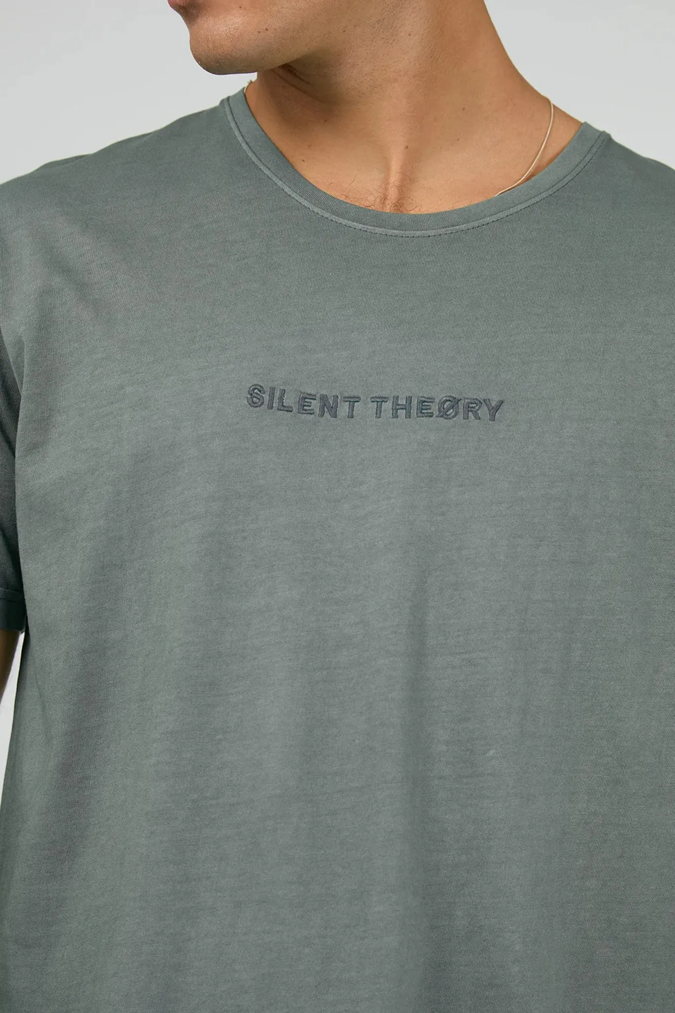 Layered Ventilation Zones Embro Washed Tail Tee Steel
