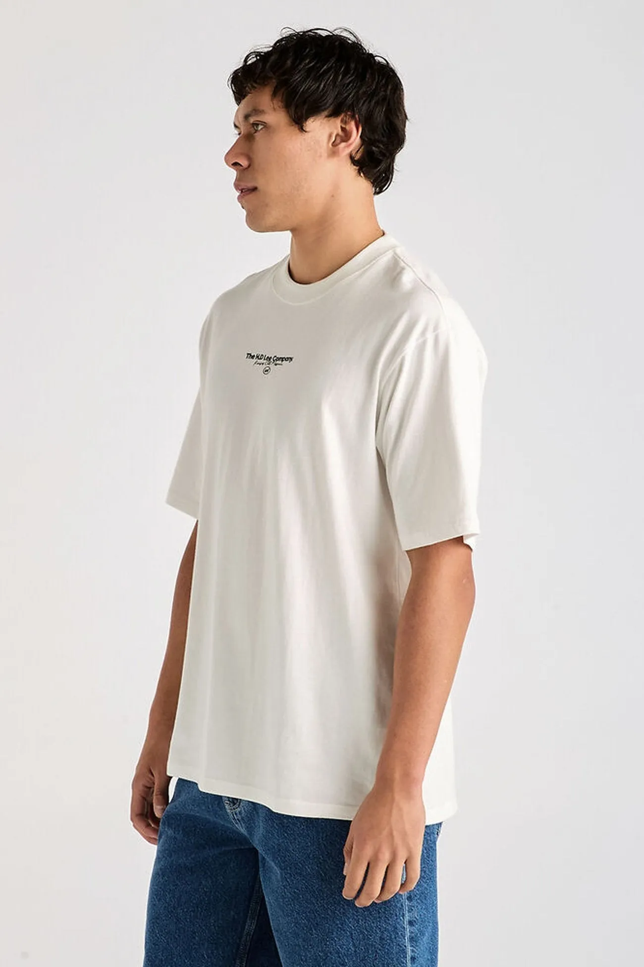Comfortable Design AllDay Comfort HD Lee Co Baggy Tee Vintage White