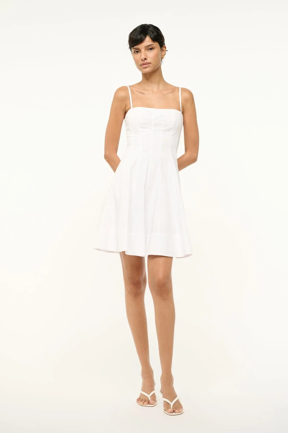 WYLIE MINI DRESS | WHITE Youth Charm