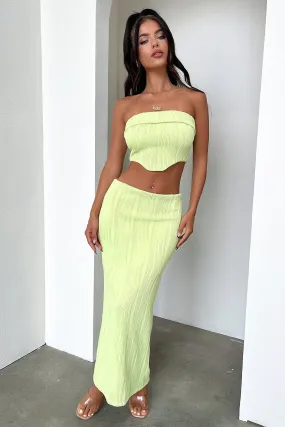 Xava Skirt- Green Artistic Influence