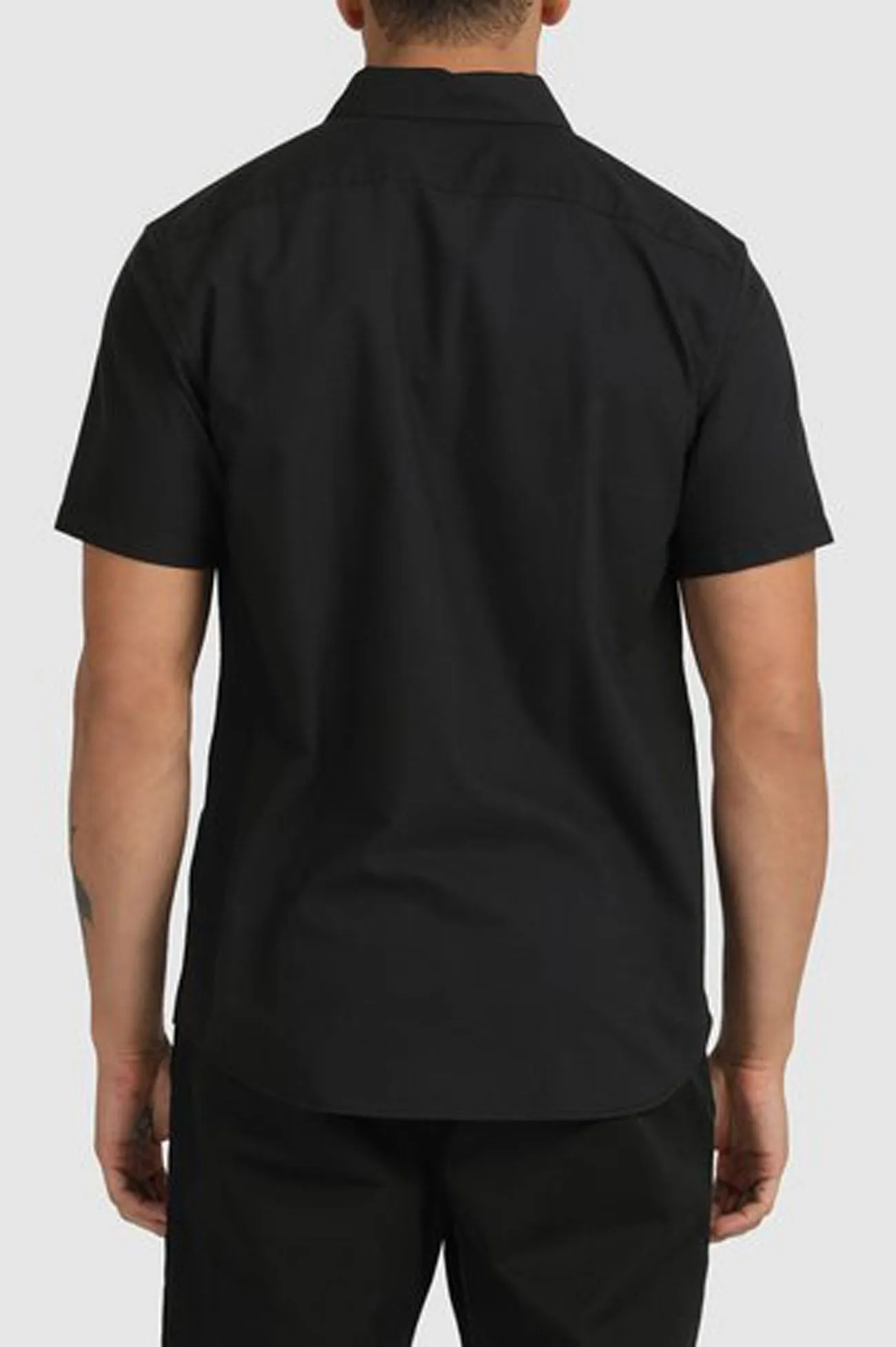 That'll Do Stretch Short Sleeve Black Reversible Layering Tech