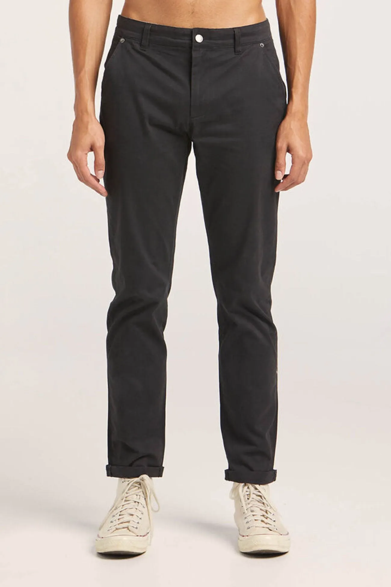 Stylish Comfort Stretch Panels Z Stretch Chino Graphite