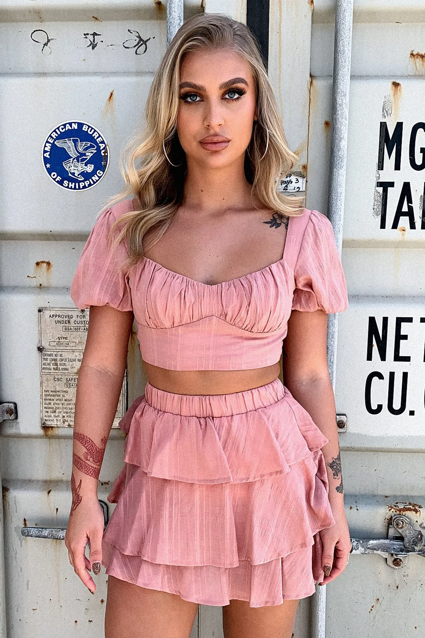 Zayn Skirt - Blush Department Store Style