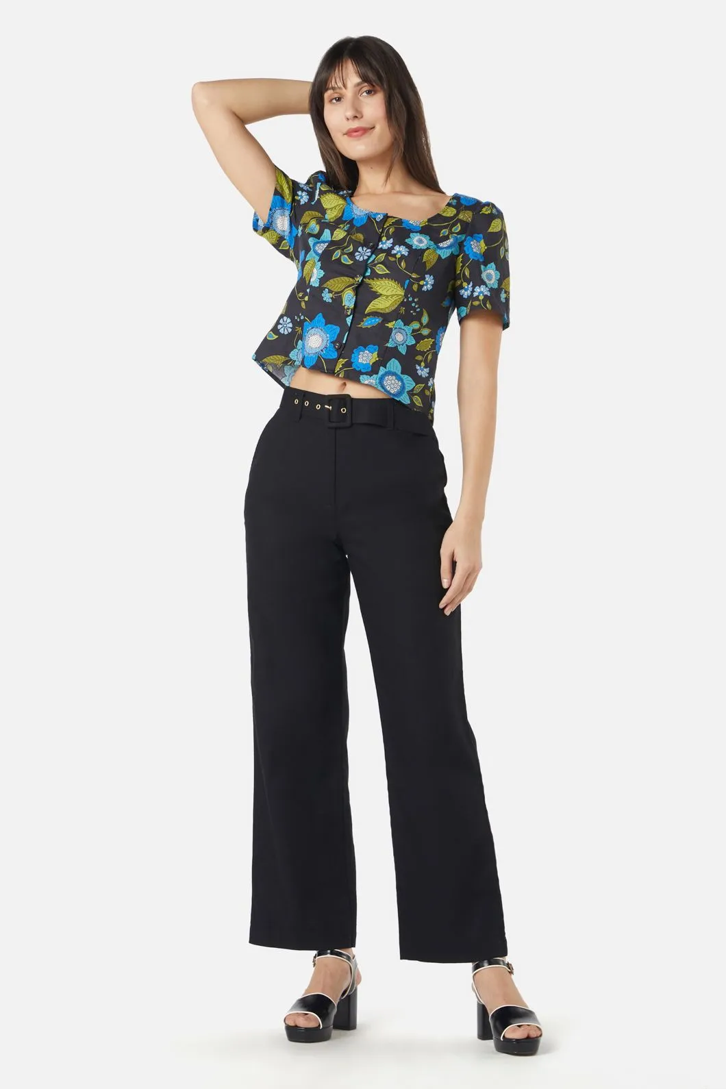 Easy Care Fabric Snug Waist Ziggy Pant