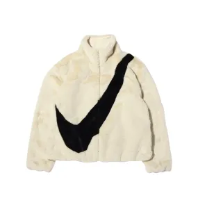 Faux Fur Jacket 'Fossil Black' W Neutral Stability Base Elastic Lacing System