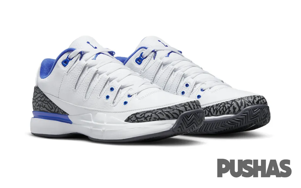 Zoom Vapor AJ3 'Racer Blue' (2023) Elastic Bands Shock Performance